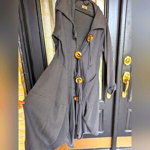 Cotton Lagenlook Balloon Duster Coat